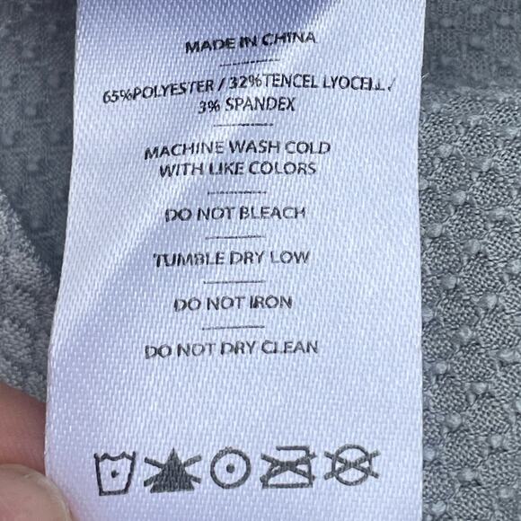 RHONE Sequoia ¼-Zip Pullover Gray Size Medium Polartec Power Dry Active Top - Picture 3 of 16